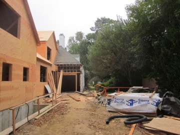 New home under construction in Scarsdale, NY